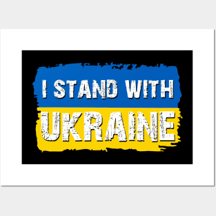 I Stand With Ukraine Posters and Art